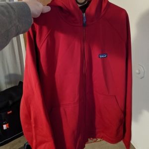 Patagonia bonded fleece hooded sweatshirt